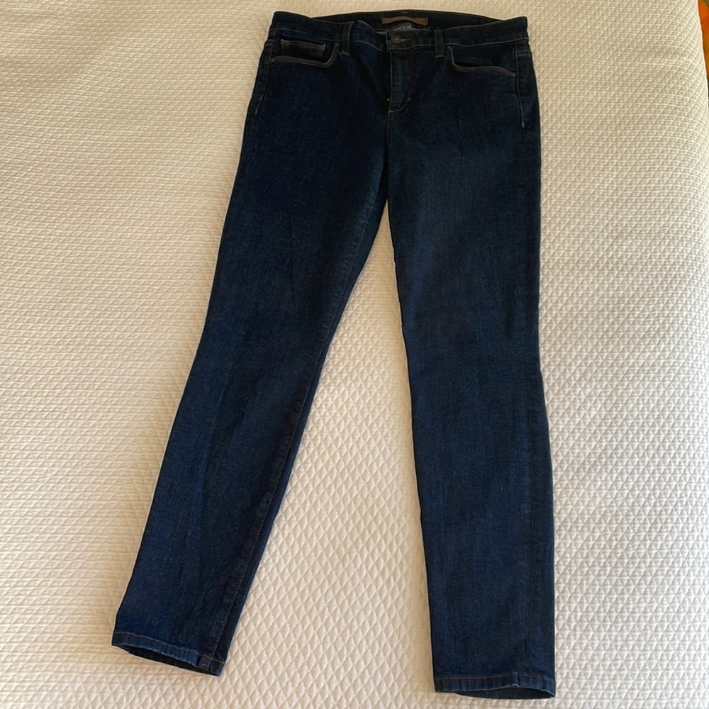 Joe's Jeans Dark Indigo Cropped Ankle Jeans